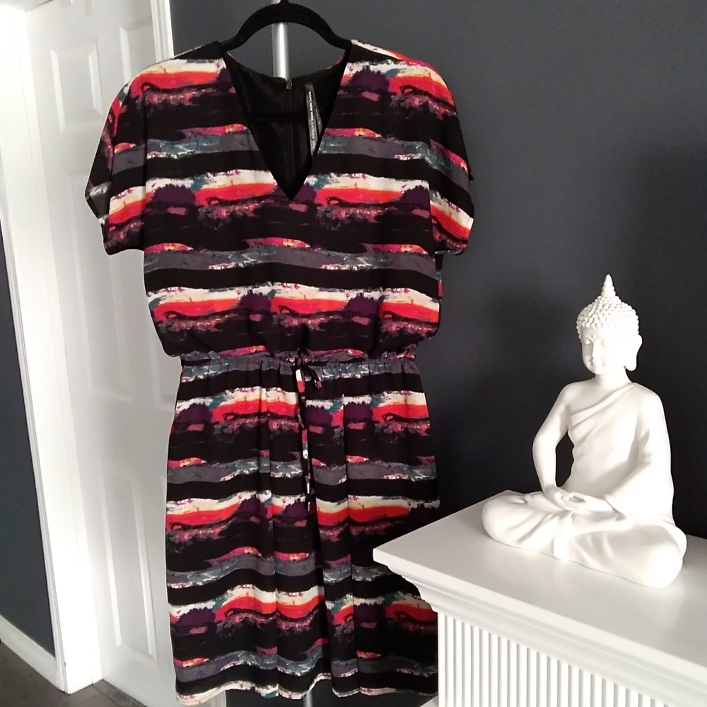 MARC NY Sunset Watercolor Dress
